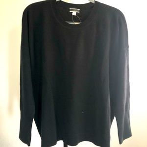 JCrew black cashmere sweater